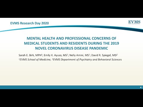 Thumbnail image of video presentation for Mental health and professional concerns of medical students and residents during the 2019 novel coronavirus disease pandemic