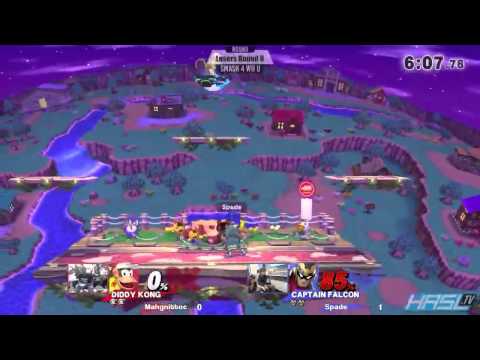 HASLFest 4 – Mahgnittoc (Diddy Kong) vs Spade (Captain Falcon) – Losers Quarters – Smash Wii U