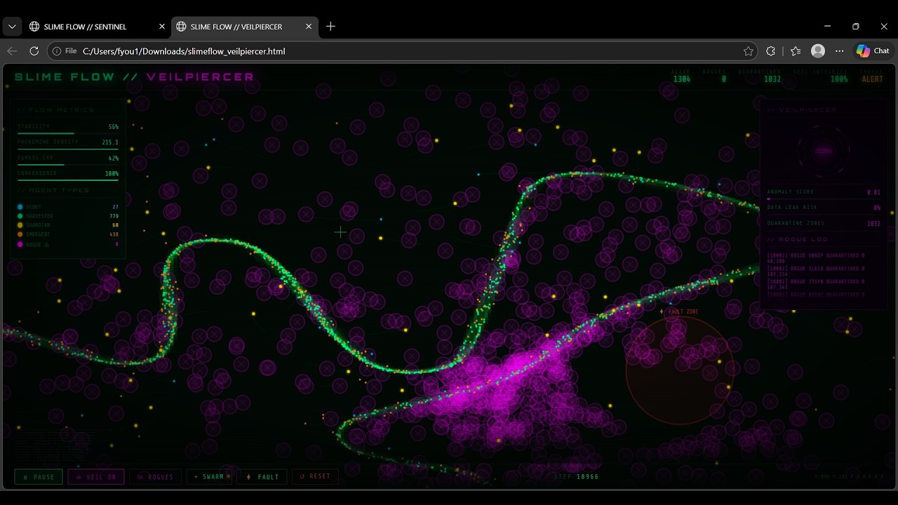 Slime Flow Live GPU Demo
