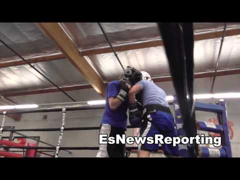 sparring at the robert garcia boxing academy EsNews Boxing