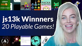20 Award-Winning JavaScript Games – js13kGames 2021 Winners video