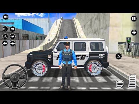 Mercedes G63 Police SUV Driver - Policeman Patrol Duty Simulator 2023 - Android Gameplay