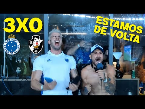 ⚽ GOLS - CRUZEIRO 3X0 VASCO - JORNADA ESPORTIVA CRUZEIRO SPORTS - ESTAMOS DE VOLTA A SÉRIE A!