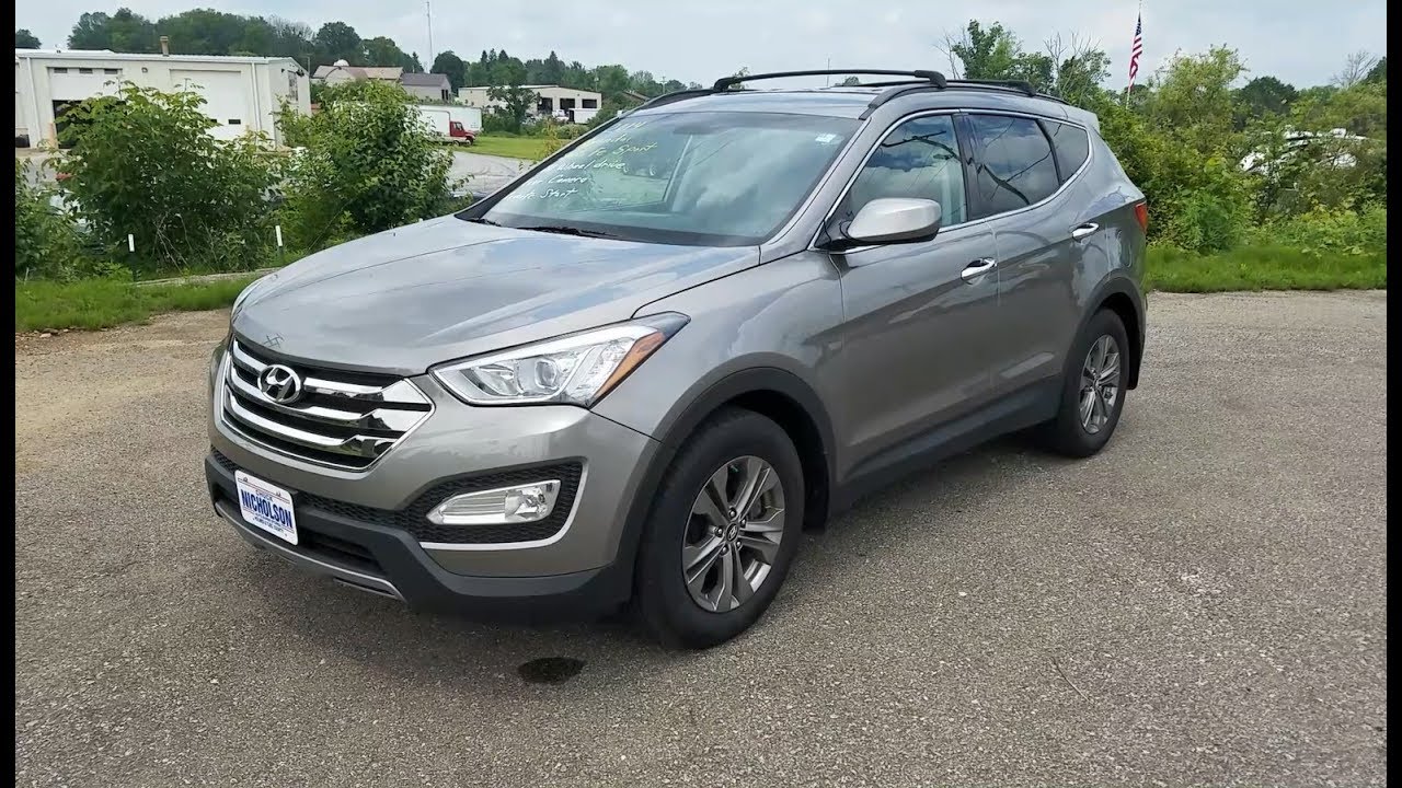 2014 Hyundai Santa Fe Sport 2.4L AWD Start Up, Tour, and ...