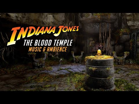 Indiana Jones | Blood Temple Music & Ambience, Mysterious Cave Sounds for Studying & Relaxing