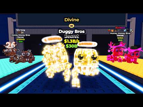 I Crafted the RAREST Money Money Bros & Duggy Bros in Roblox Steal a Brainrot!
