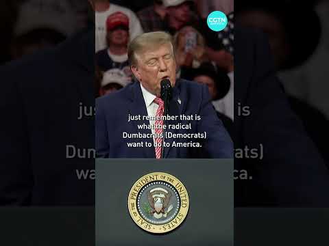 Trump warns Kansas voters the US could 'burn' like France if Democrats win