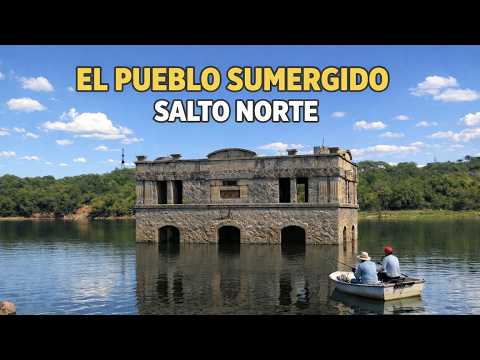 【4K】El PUEBLO Sumergido bajo el LAGO de Almafuerte - SALTO NORTE, Córdoba