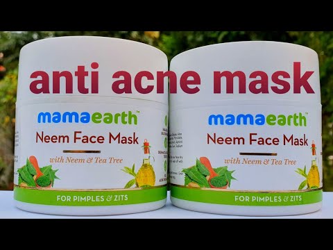 ANTI ACNE FACE MASK WITH NEEM & TEA TREE FOR ACNE PRONE SKIN | PIMPLE CONTROL FACE PACK | RARA | Video