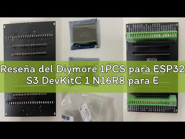 Vídeo relacionado con Diymore para ESP32 Tarjeta de Desarrollo Kit,Placa de Expansión para ESP32 S3 DevKitC N16R8 WiFi Bluetooth Module