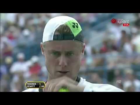 Roger Fed R V Lleyton Hewitt Cincinnati 2009 QF Highlights