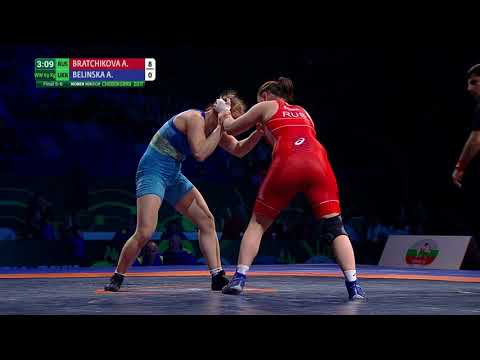 Final 5-6 WW - 69 kg: A. BRATCHIKOVA (RUS) df. A. BELINSKA (UKR) by VPO1, 10-2