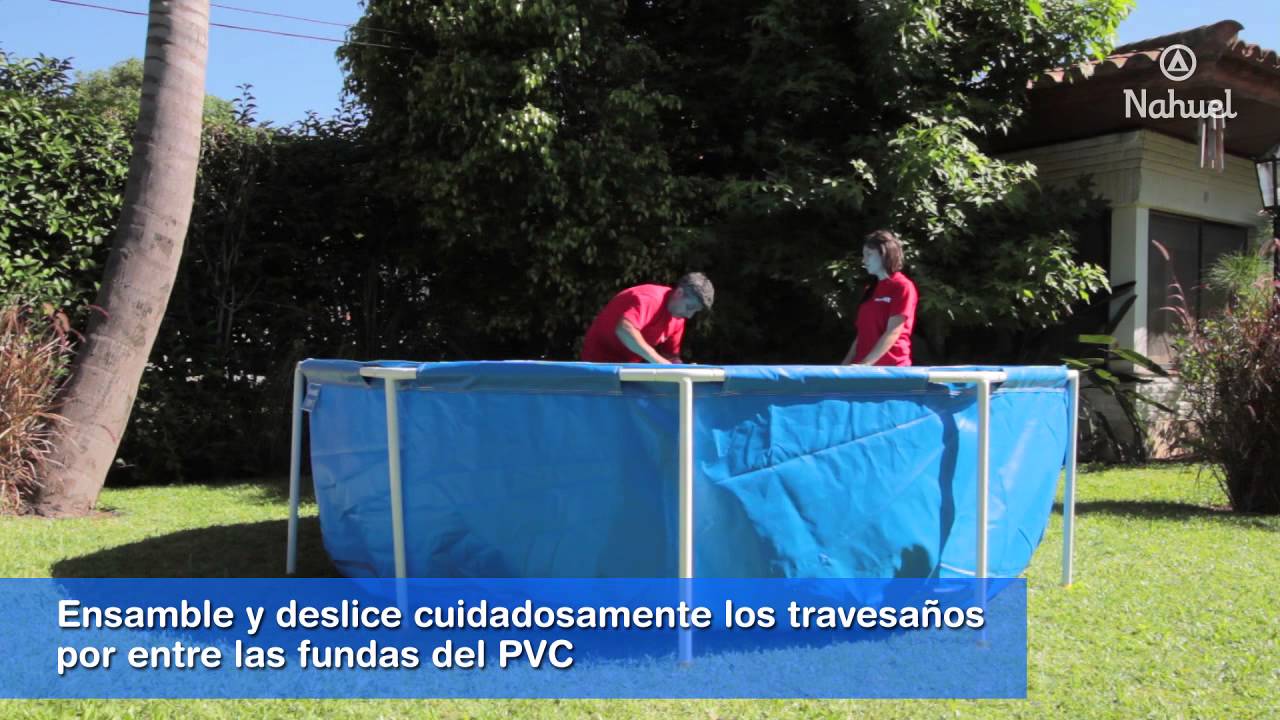 Video instructivo para el armado de pileta circular