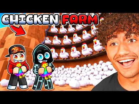 We Built The BIGGEST Chicken Farm!