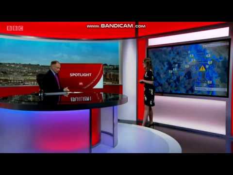 Alex Osbourne BBC South west news lunchtime weather 11-12-2019 - 60 FPS