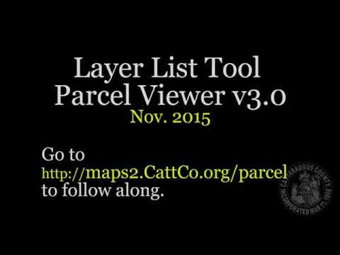 Layer List Tool Cattaraugus County Parcel Viewer V3 0