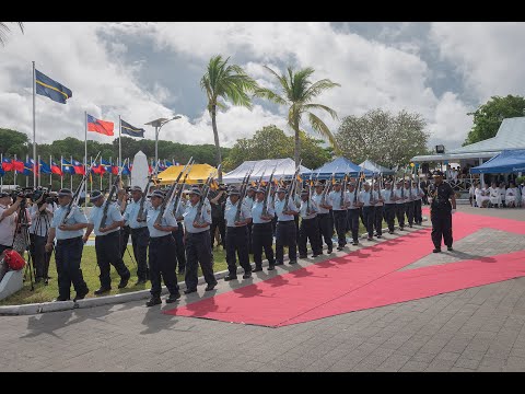 20190325 「海洋民主之旅」參加諾魯正式歡迎儀式暨頒贈瓦卡總統「采玉大勳章」