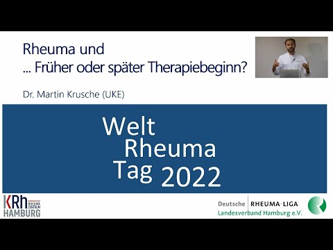 Welt Rheuma Tag 2022 - Rheuma und früher oder später Therapiebeginn?
