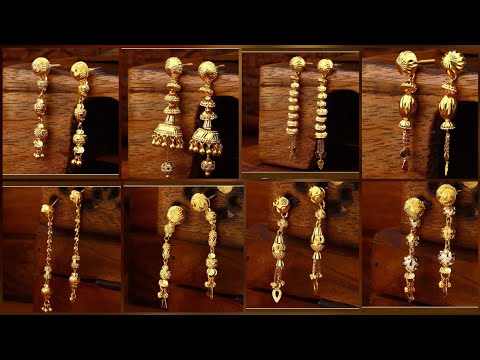 Latest Gold Hanging Earrings Designs With Price &...