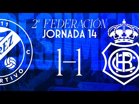 2025-26 Season Summary: Xerez Deportivo 1-1 Recreativo de Huelva (Matchday 14)