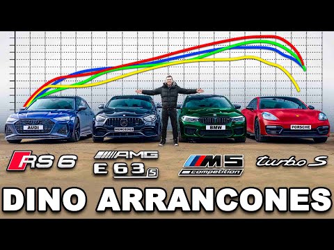 BMW M5 vs AMG E63 vs RS6 vs Panamera Turbo: DINO ARRANCONES