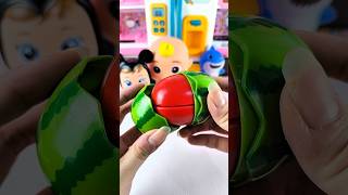 Satisfying with Unboxing & Review Miniature Watermelon | ASMR Video no music #asmrtoys #cutetoys