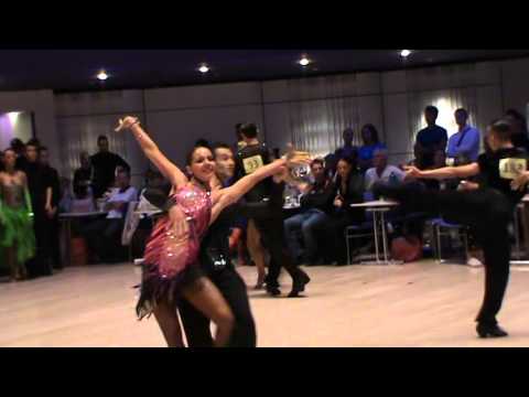 Aleš Kožený - Kateřina Chalupská, MČR Družstev 2015, Semifinal - Samba