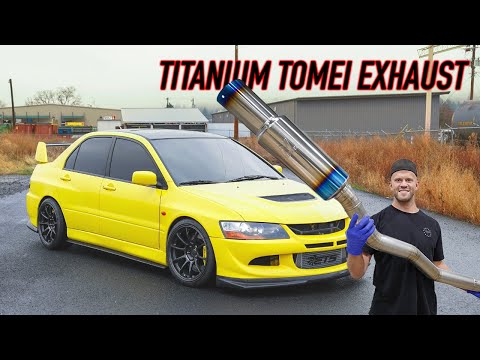 INSTALLING THE BEST (TITANIUM) EVO EXHAUST!