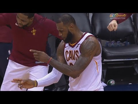 LeBron James 3rd Straight Triple Double! Cavs vs Wizards 2017-18 Season