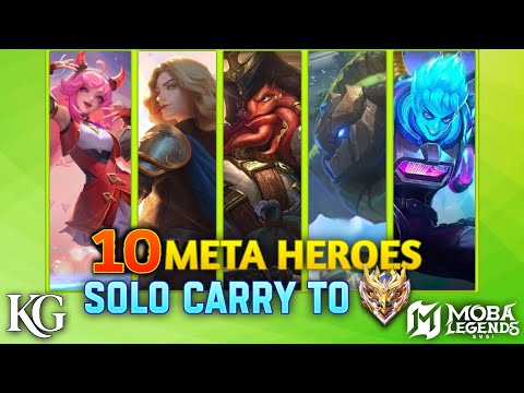 TOP 10 BEST HEROES TO SOLO CARRY TO MYTHIC
