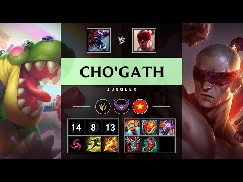 Cho'Gath Jungle vs Lee Sin - VN Master Patch 25.18