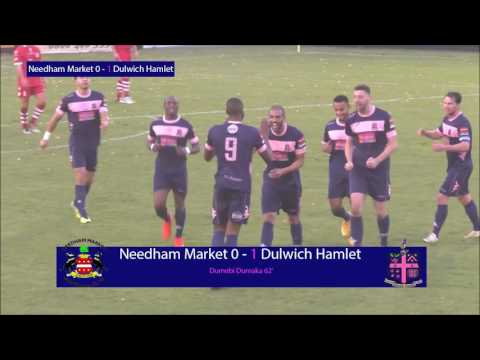Needham Market 1-1 Dulwich Hamlet, Ryman League Premier Division, 05/11/16 | Match Highlights