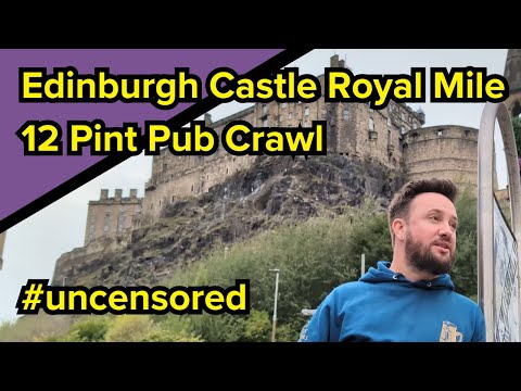 EDINBURGH Royal Mile PUB CRAWL ft The MOST BEAUTIFUL PUB, Scotland's Smallest Pub & The Castle