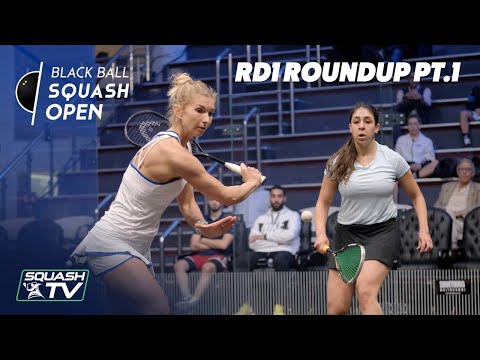 Squash: CIB Black Ball Women's Open 2020 - Rd 1 Roundup [Pt.1]