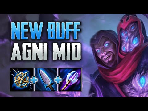 FRESHLY BUFFED! Agni Mid Gameplay (SMITE Conquest)