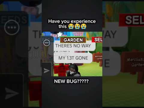 BUG IN GROW A GARDEN #roblox #fyp #growagarden #shorts