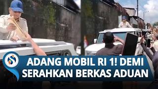 Momen Pria Terobos Pengamanan & Adang Mobil Prabowo di Magelang demi Serahkan Berkas Aduan ke RI 1