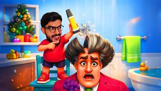 تحولت الى بعبوعة بيبي😈 وحلقت شعر بعبوعة الكبيرة✂️💇‍♂️