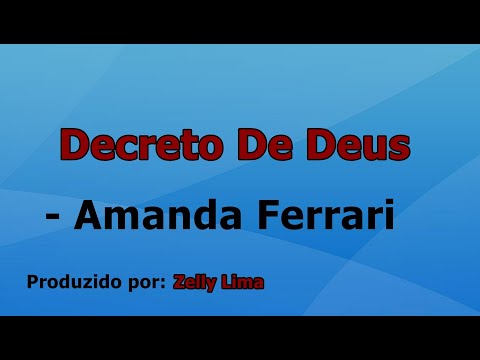 Decreto De Deus - Amanda Ferrari
