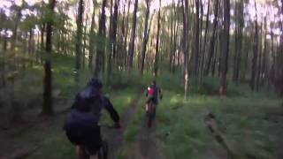 preview picture of video 'Riding the RFD  Really Fun Downhill on mountain bikes near Bradford, PA'