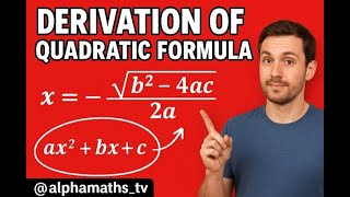 • From Basics to Formula: Derivation of Quadratic Equation Explained!#QuadraticFormula #MathsMadeE