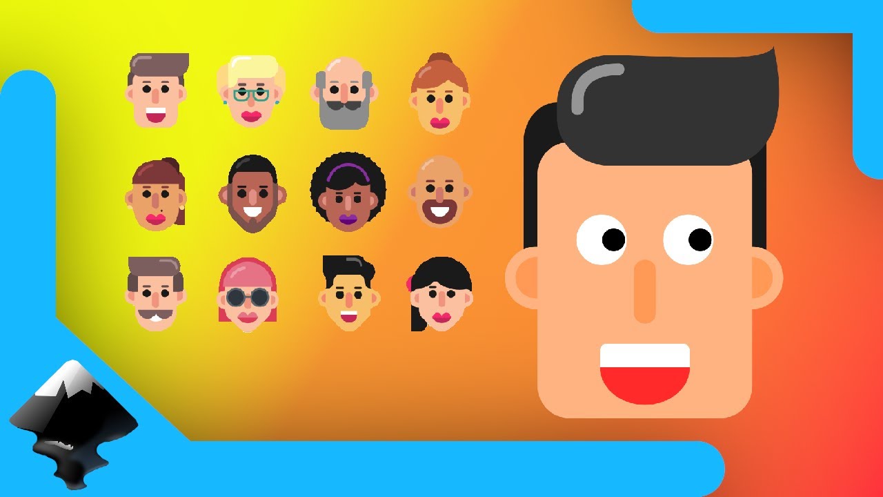 Create Flat Vector Avatars with Inkscape