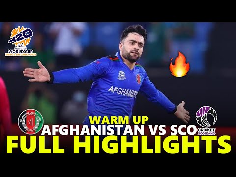 Afghanistan vs Scotland Full Highlights ICC Mens World Cup Warm Up Match 2026 | AFG VS SCO