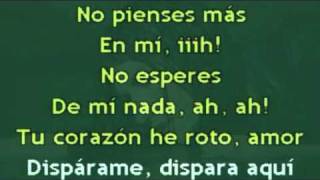 Laura Pausini - Disparame, Dispara [KARAOKE] Edit OoMeLtATyoO