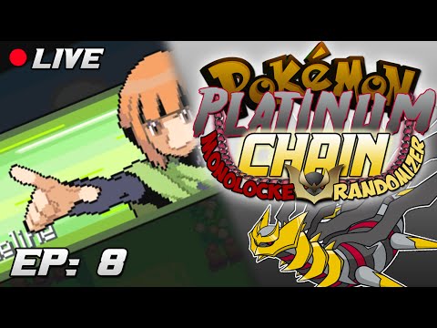 Pokemon Platinum Chain Monolocke Randomizer LIVE w/ Astroid - Ep 8 "Gardenia!"