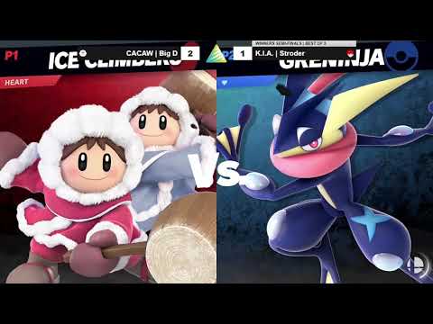 Super Ascension Ultimate Winners Semi-Finals - Stroder (Richter, Roy, Greninja) vs CACAW|Big D (Ice