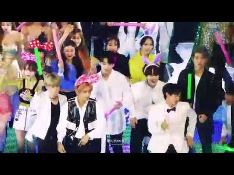 [Fancam] 4K 181228 BTS FUNNY DANCE at ENDING @KBS Gayo Daechukje 2018
