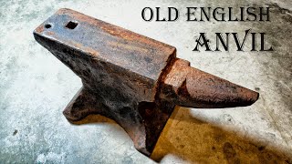 Old English Anvil - Vintage 1800&#39;s 98 Pound Joshua Wilkinson Anvil -New Blacksmith Guy