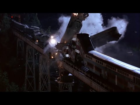 Under Siege 2 - Train Crash / Ending Scene (1080p)