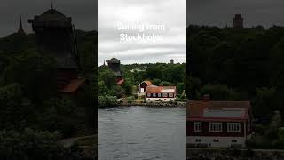 Setting Sail: Stockholm's Stunning Archipelago Adventure! ⛵✨ #shorts #stockholm @OceaniaCruises